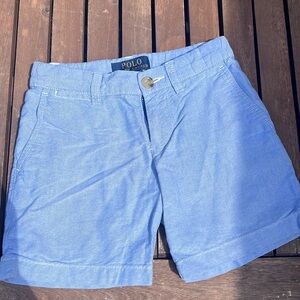 Polo by Ralph Lauren Blue Bermuda Shorts Cotton Blend